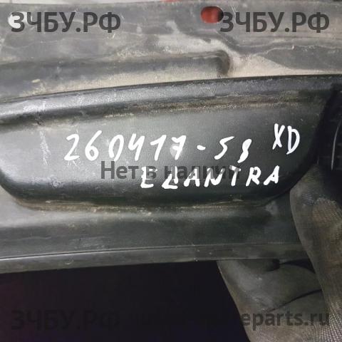 Hyundai Elantra 1 Решетка стеклоочистителя (Дефлектор водостока)