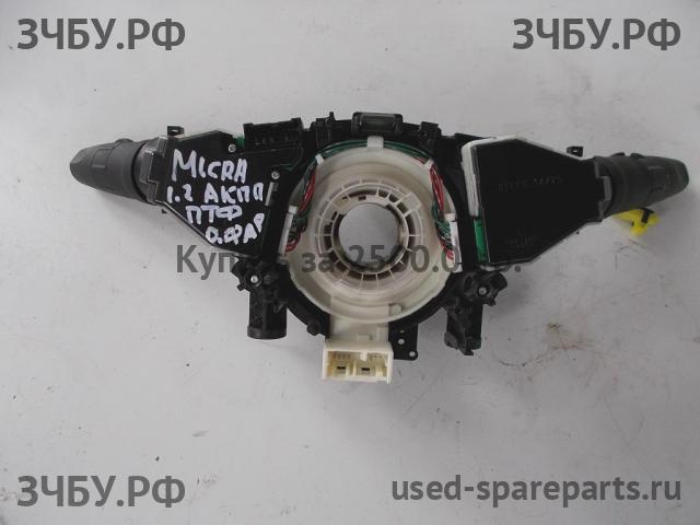 Nissan Micra K12 Переключатель подрулевой в сборе (c лентой SRS)