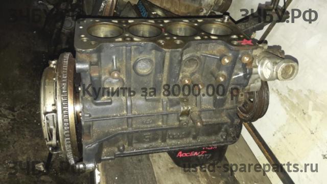 Hyundai Accent 2 Блок двигателя (блок ДВС)