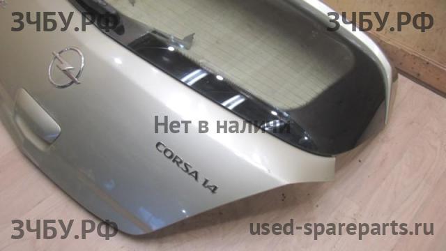 Opel Corsa D Дверь багажника со стеклом
