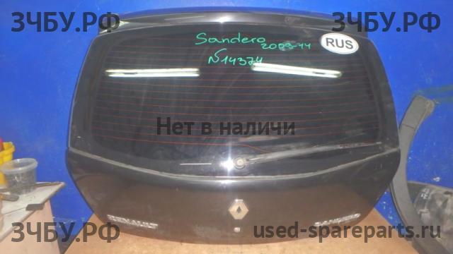 Renault Sandero 1 Дверь багажника со стеклом