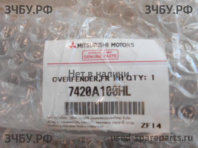 Mitsubishi L200 (4)[KB] Накладка крыла переднего правого
