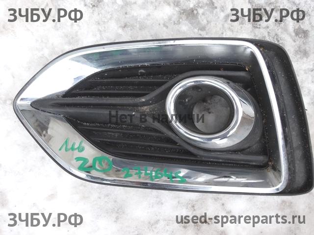 Hyundai Solaris 2 Рамка противотуманной фары левой