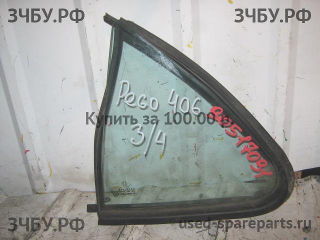 Peugeot 406 Стекло двери задней левой (форточка)