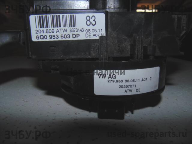 Volkswagen Polo 5 (Sedan) Переключатель подрулевой в сборе (c лентой SRS)