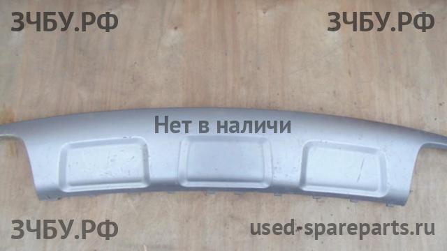 Hyundai Santa Fe 2 (CM) Накладка заднего бампера