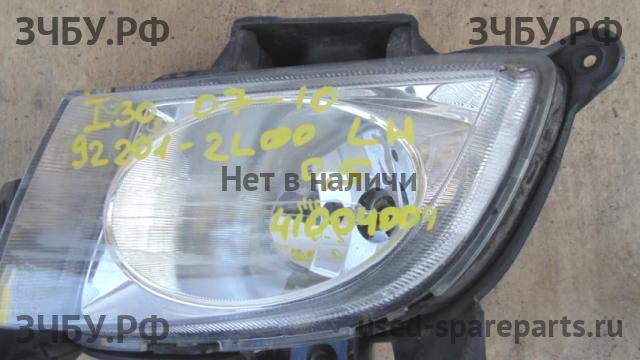 Hyundai i30 (1) [FD] ПТФ левая