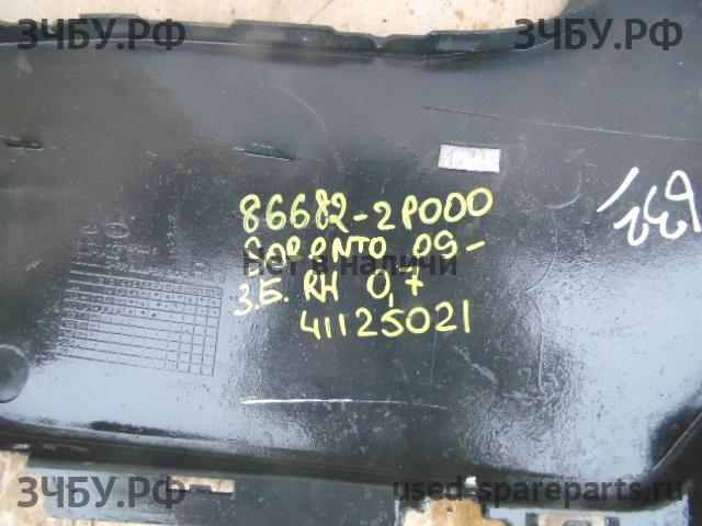KIA Sorento 2 Накладка заднего бампера