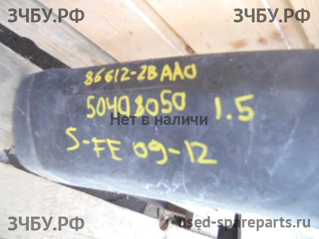 Hyundai Santa Fe 2 (CM) Юбка заднего бампера