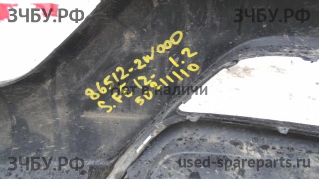 Hyundai Santa Fe 3 Юбка переднего бампера