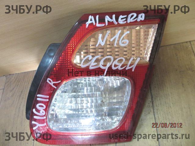 Nissan Almera 16 Фонарь правый