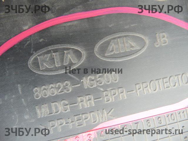 KIA Rio 2 Накладка заднего бампера