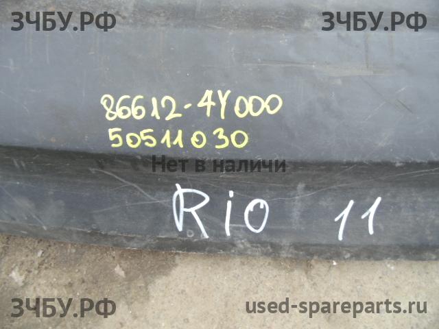 KIA Rio 3 Юбка заднего бампера