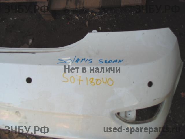 Hyundai Solaris 1 Бампер задний