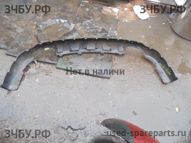 Hyundai Santa Fe 2 (CM) Юбка заднего бампера
