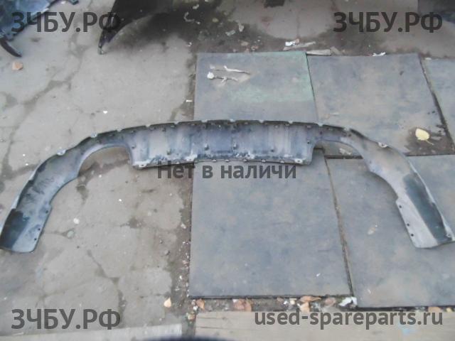 Hyundai Santa Fe 2 (CM) Юбка заднего бампера