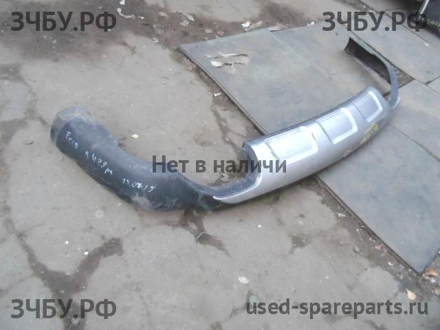 Hyundai Santa Fe 2 (CM) Юбка заднего бампера
