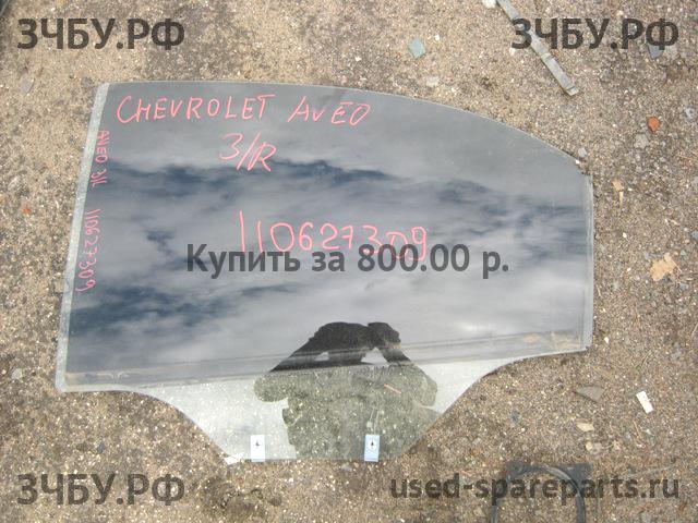 Chevrolet Aveo 2 (T250) Стекло двери задней левой