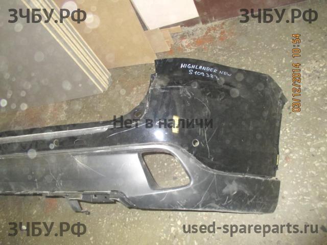 Toyota Highlander 3 Бампер задний