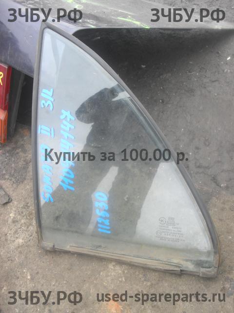 Hyundai Sonata 2 Стекло двери задней левой (форточка)
