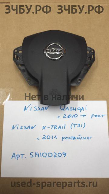 Nissan Qashqai (J10) Подушка безопасности водителя (в руле)