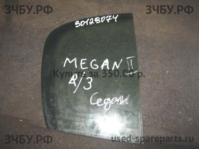 Renault Megane 2 Стекло двери задней правой (форточка)