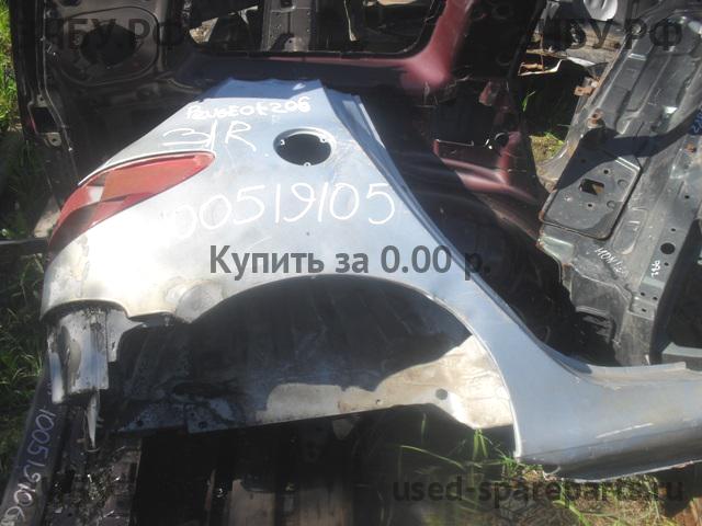 Peugeot 206 Крыло заднее правое