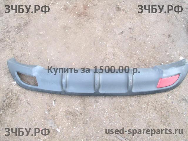 KIA Rio 2 Юбка заднего бампера