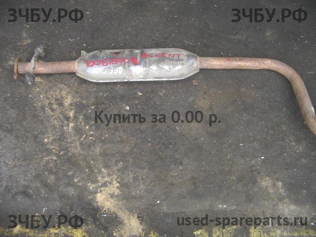 Hyundai Accent 1 Глушитель приемная труба