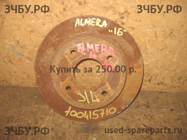 Nissan Almera 16 Диск тормозной задний