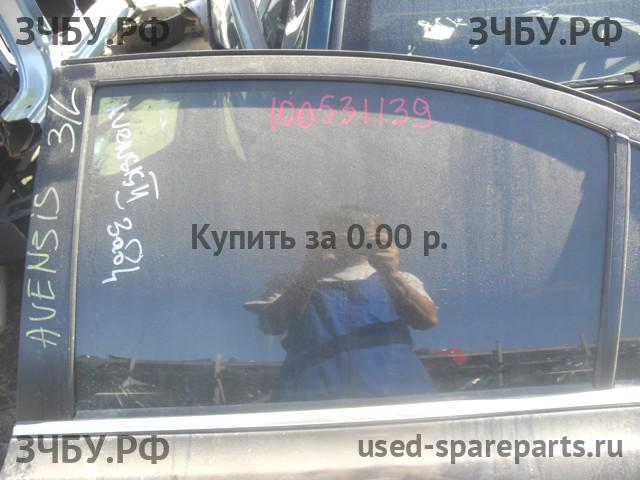 Toyota Avensis 2 Стекло двери задней левой