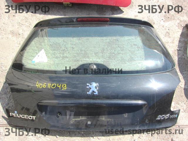 Peugeot 206 Дверь багажника со стеклом