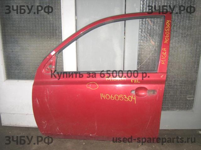Nissan Micra K12 Дверь передняя левая