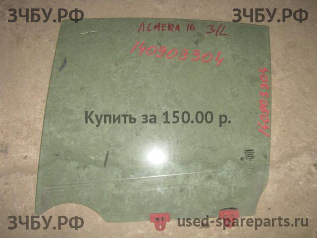 Nissan Almera 16 Стекло двери задней левой