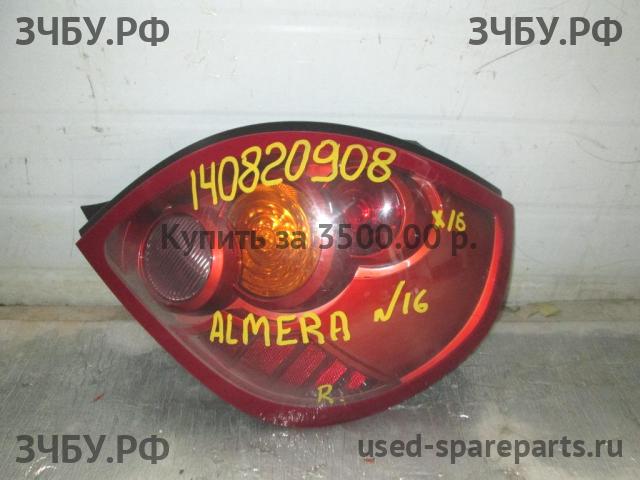 Nissan Almera 16 Фонарь правый