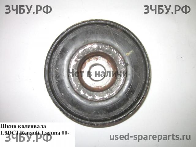 Renault Laguna 2 Зубчатый шкив коленвала (шестерня)