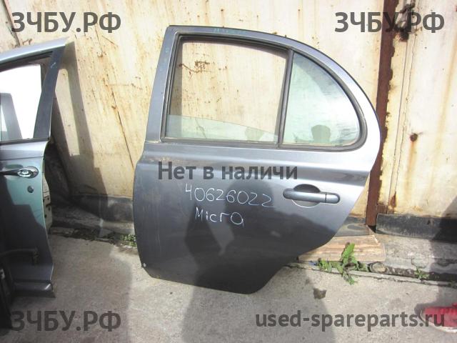 Nissan Micra K12 Дверь задняя левая