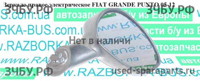 Fiat Grande Punto Зеркало правое электрическое