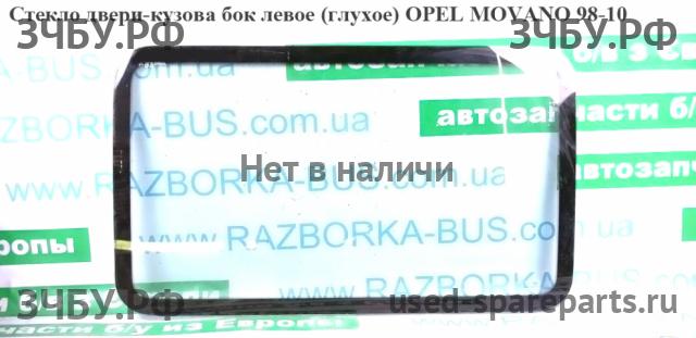 Opel Movano A Стекло кузовное глухое левое