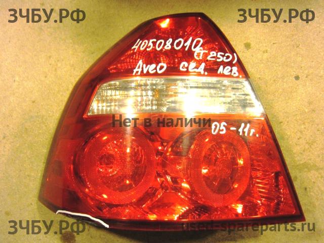 Chevrolet Aveo 2 (T250) Фонарь левый