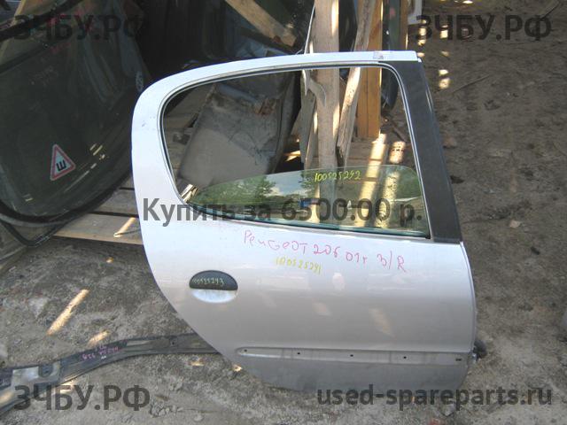Peugeot 206 Дверь задняя правая