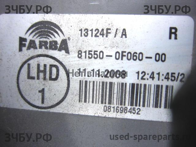Toyota Corolla Verso 2 Фонарь правый