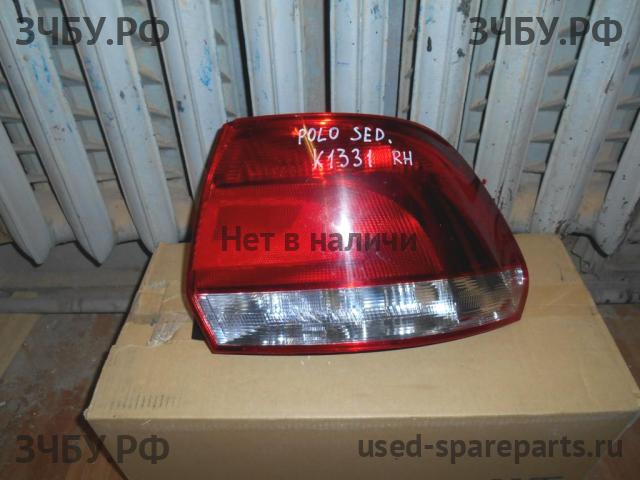 Volkswagen Polo 5 (Sedan) Фонарь правый