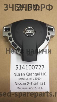 Nissan Qashqai (J10) Подушка безопасности водителя (в руле)