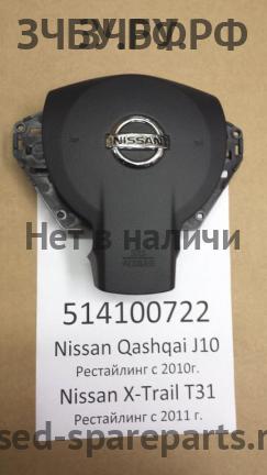 Nissan Qashqai (J10) Подушка безопасности водителя (в руле)