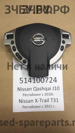 Nissan Qashqai (J10) Подушка безопасности водителя (в руле)