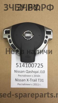 Nissan Qashqai (J10) Подушка безопасности водителя (в руле)