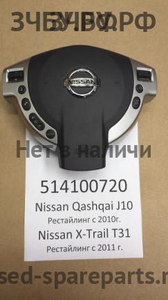 Nissan Qashqai (J10) Подушка безопасности водителя (в руле)