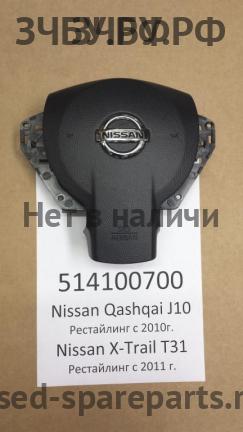 Nissan Qashqai (J10) Подушка безопасности водителя (в руле)
