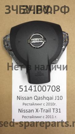 Nissan Qashqai (J10) Подушка безопасности водителя (в руле)